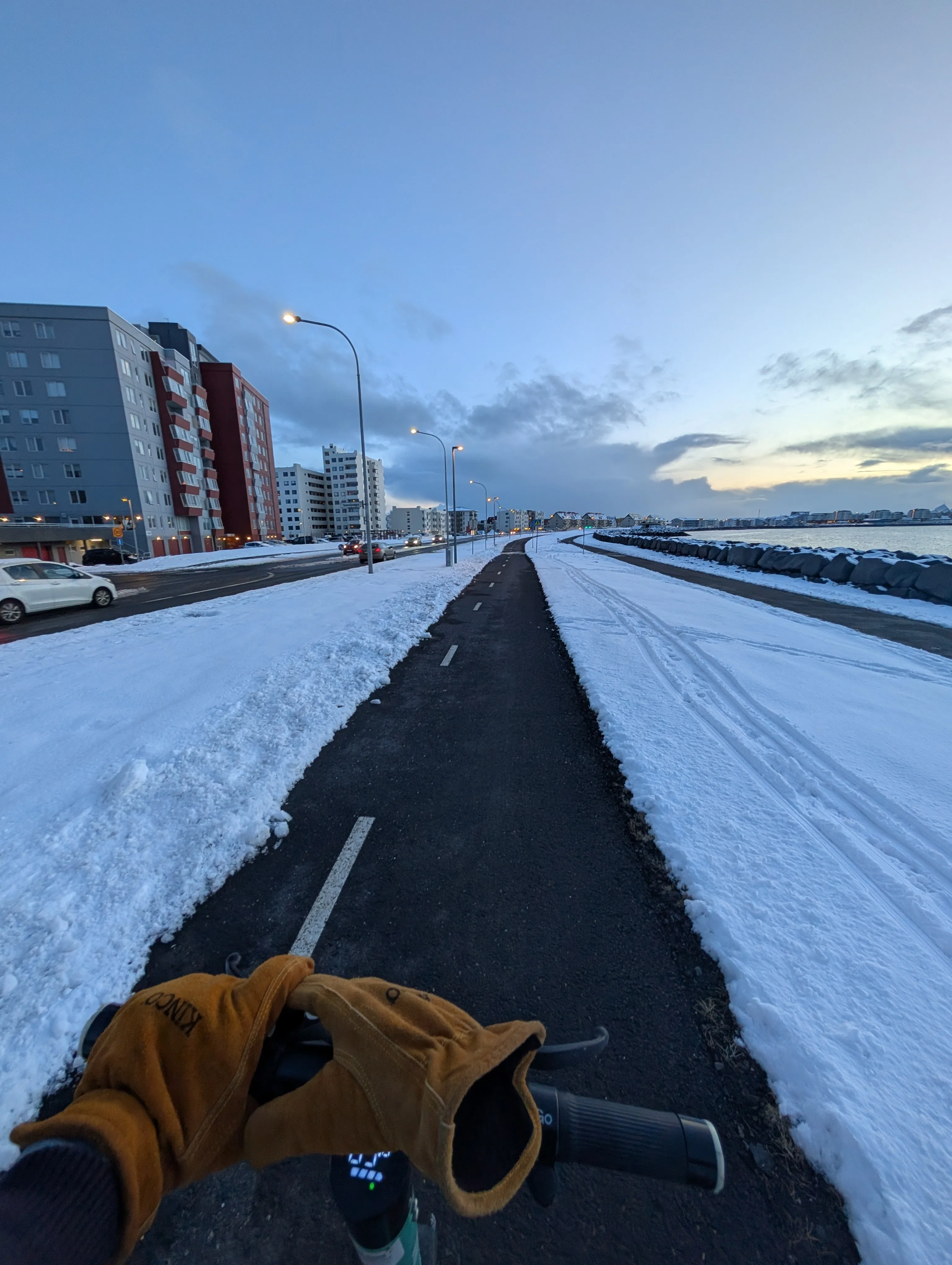 Scooter in Reykjavik